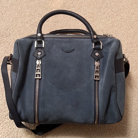 Zadig And Voltaire Sunny Medium Suede Bag - Picture 6 of 14